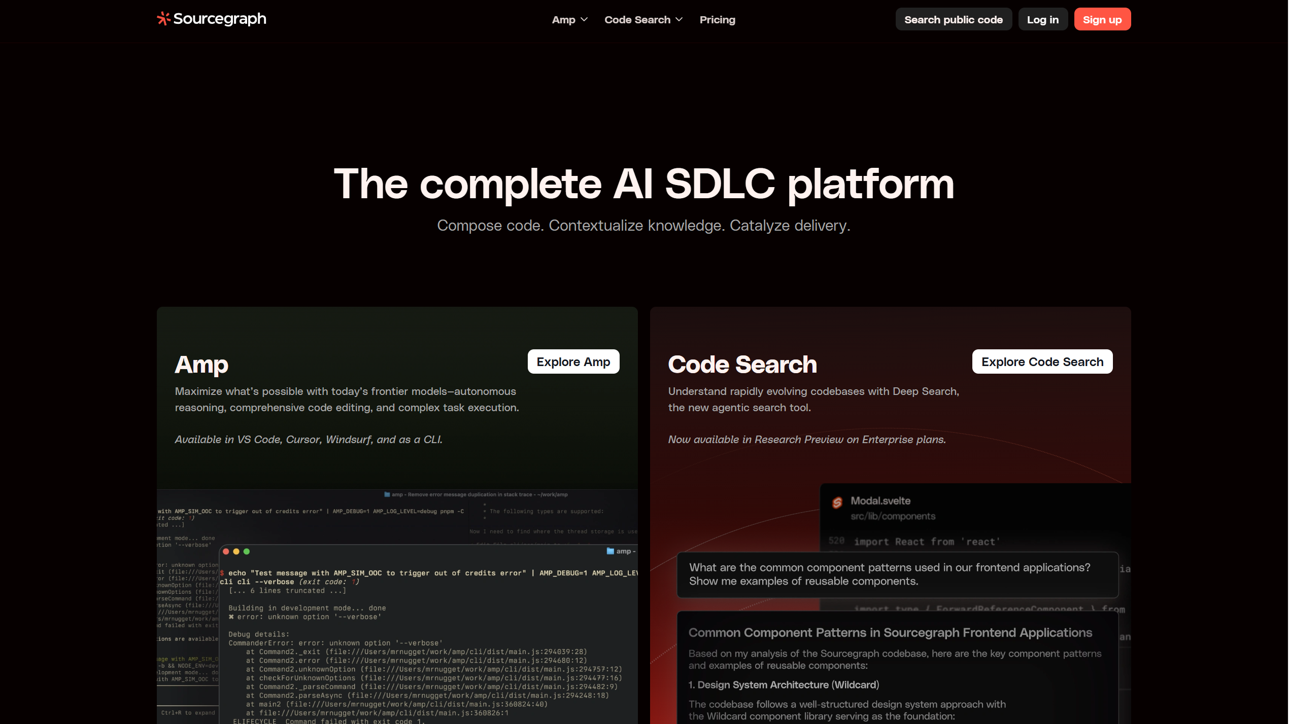 Sourcegraph preview