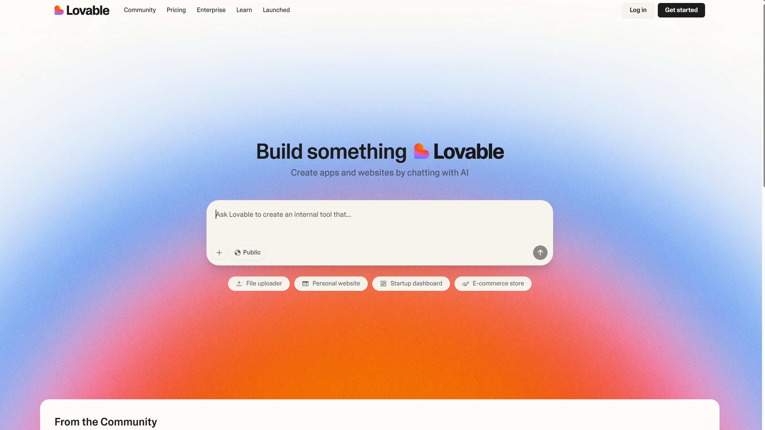 Lovable preview