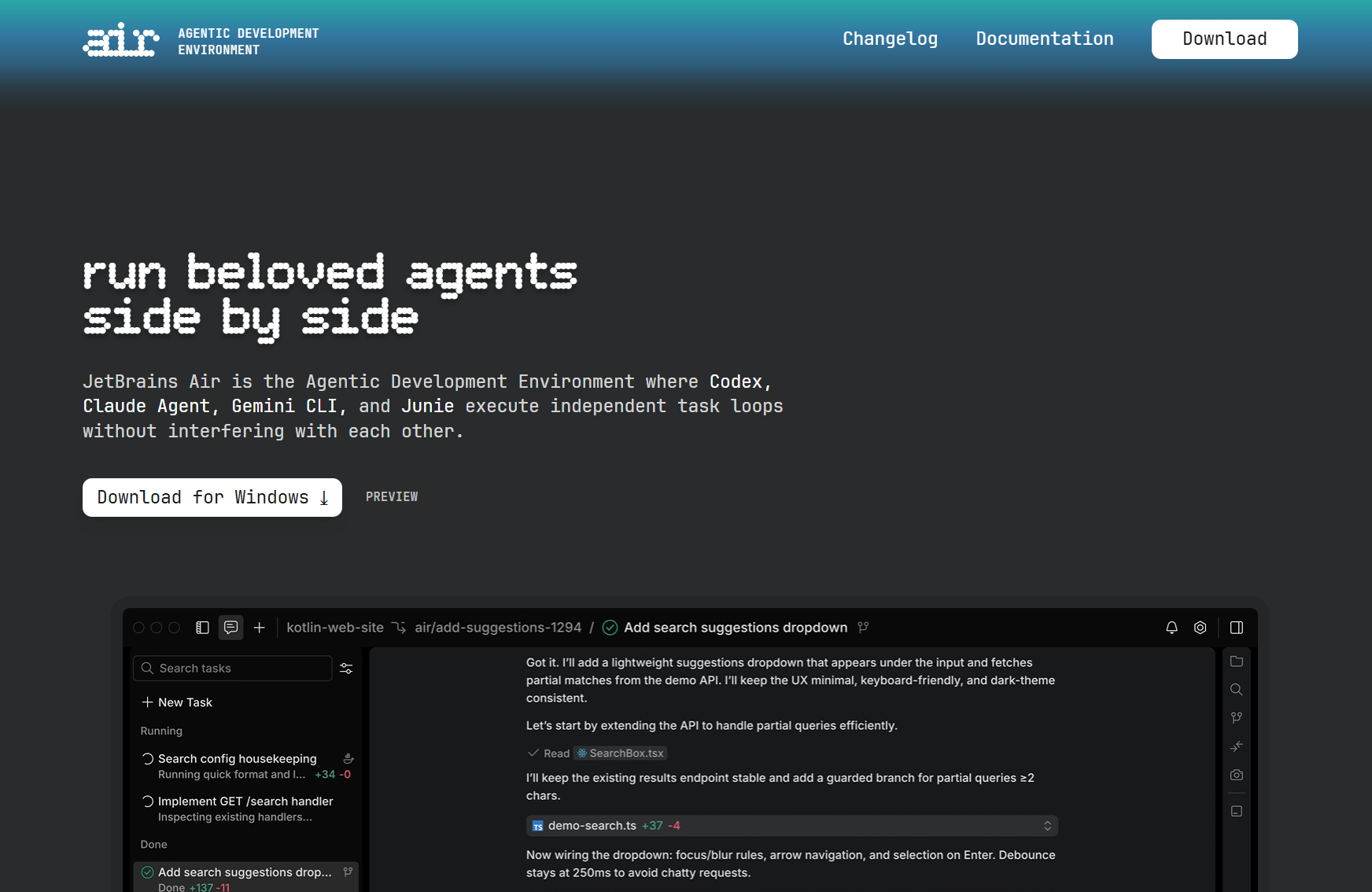 JetBrains Air hero image
