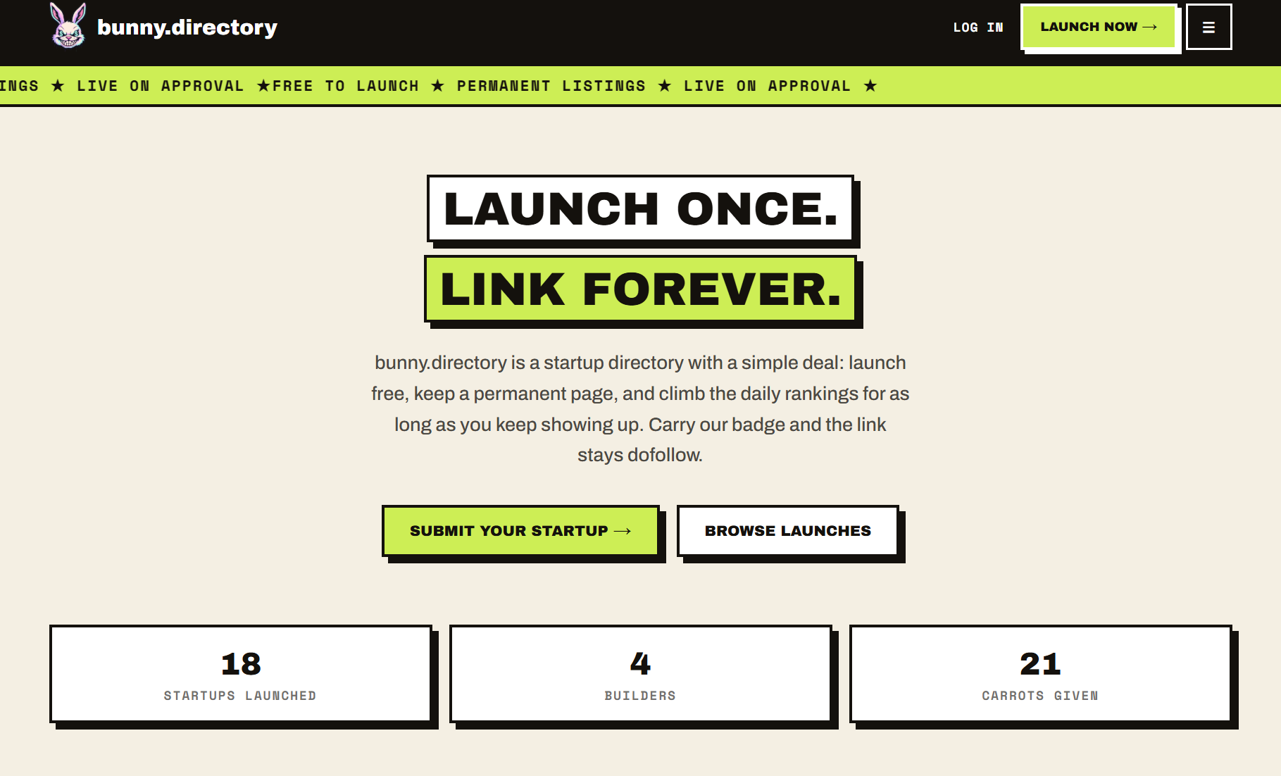 bunny.directory hero image