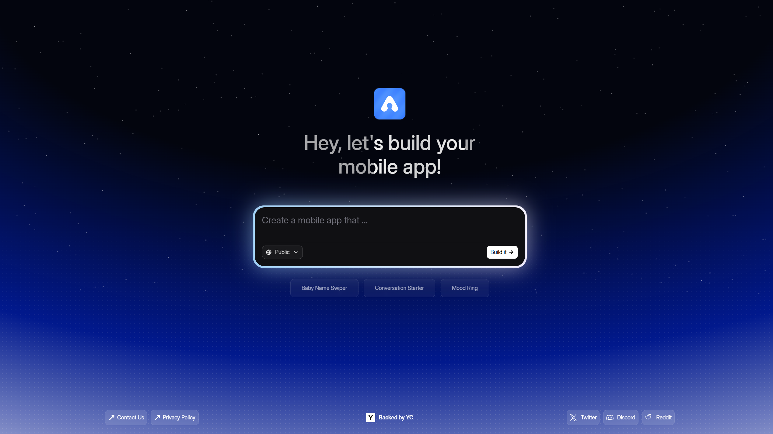 a0.dev preview