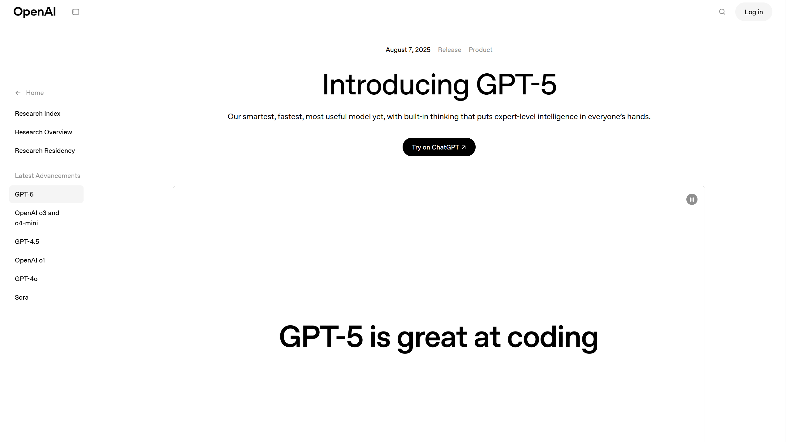 ChatGPT-5 preview
