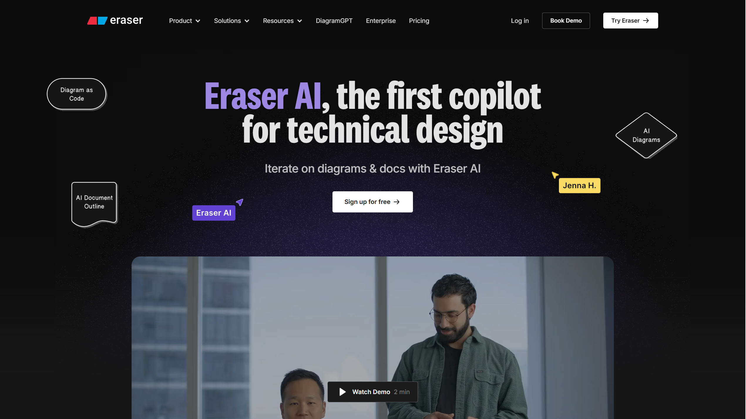 Eraser preview