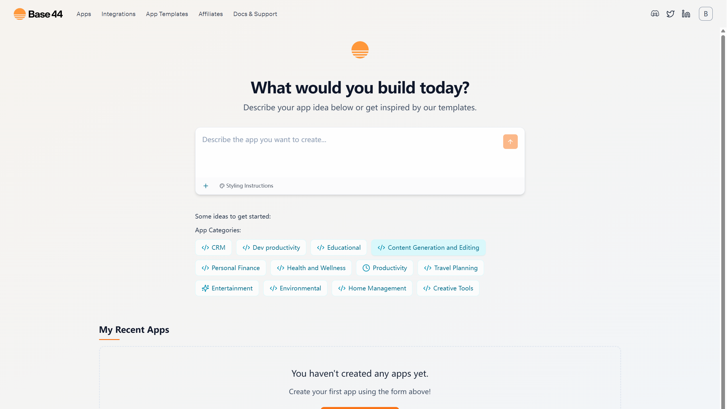 Base44 preview