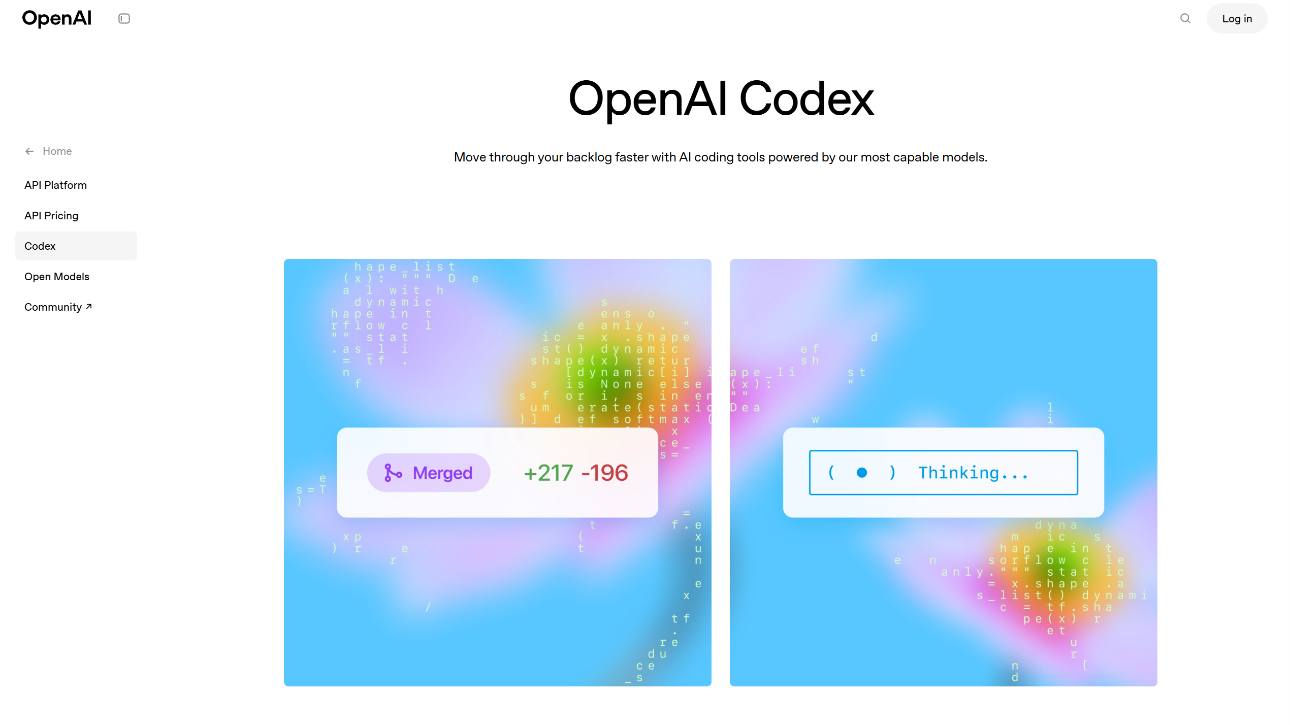 OpenAI Codex preview