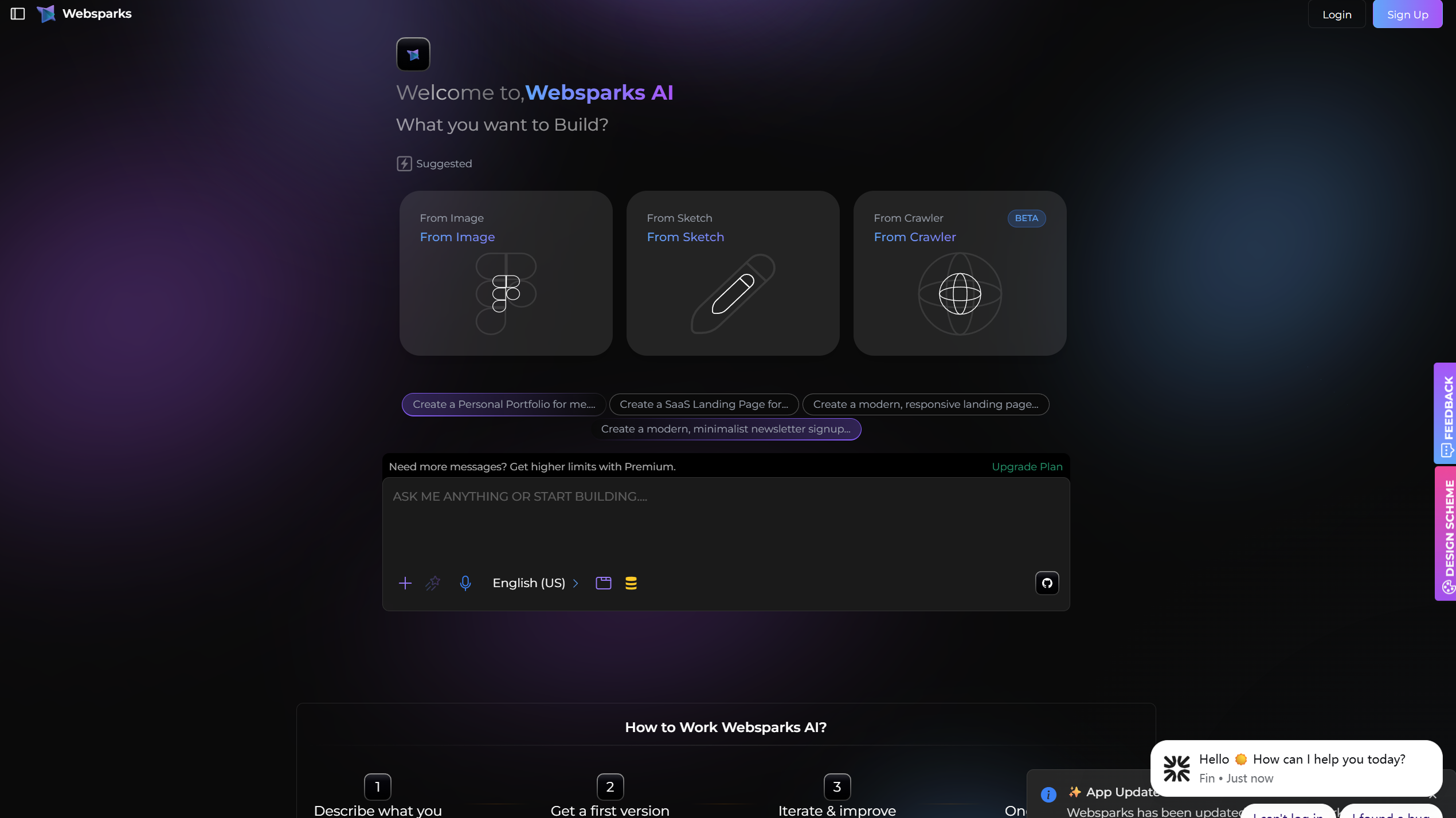 Websparks preview