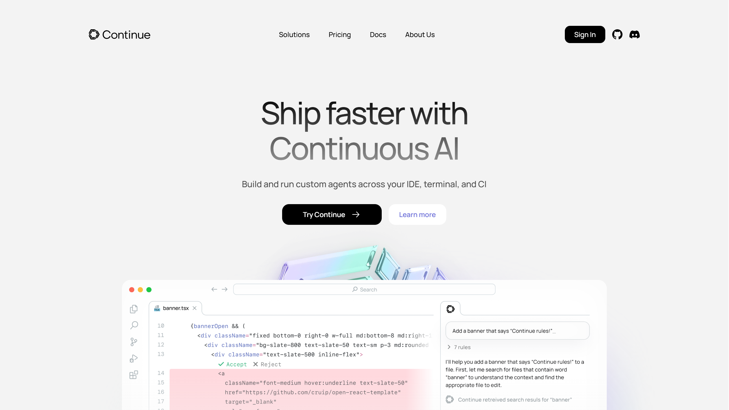 Continue preview