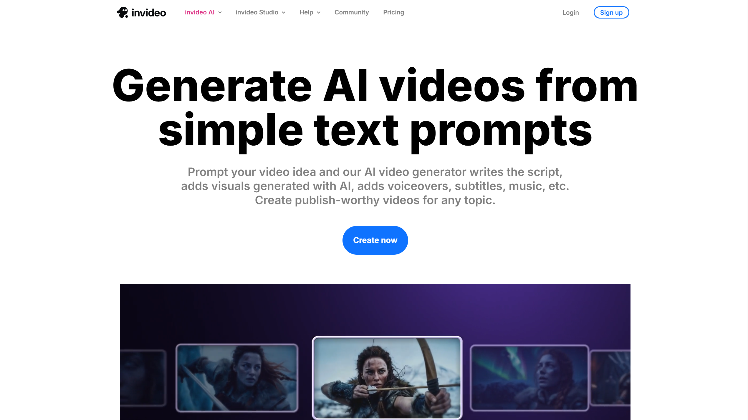 InVideo preview