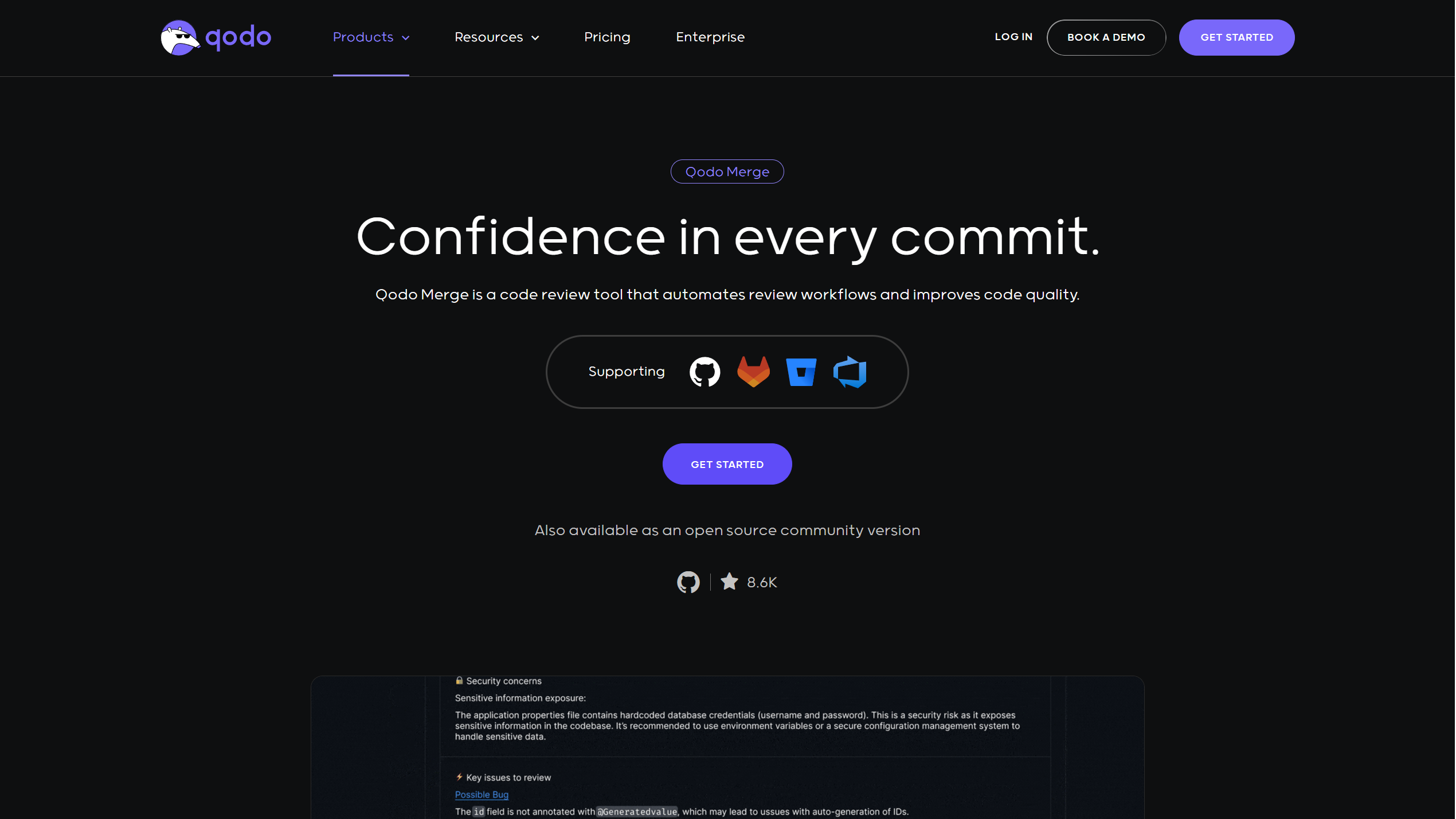 Qodo Merge preview